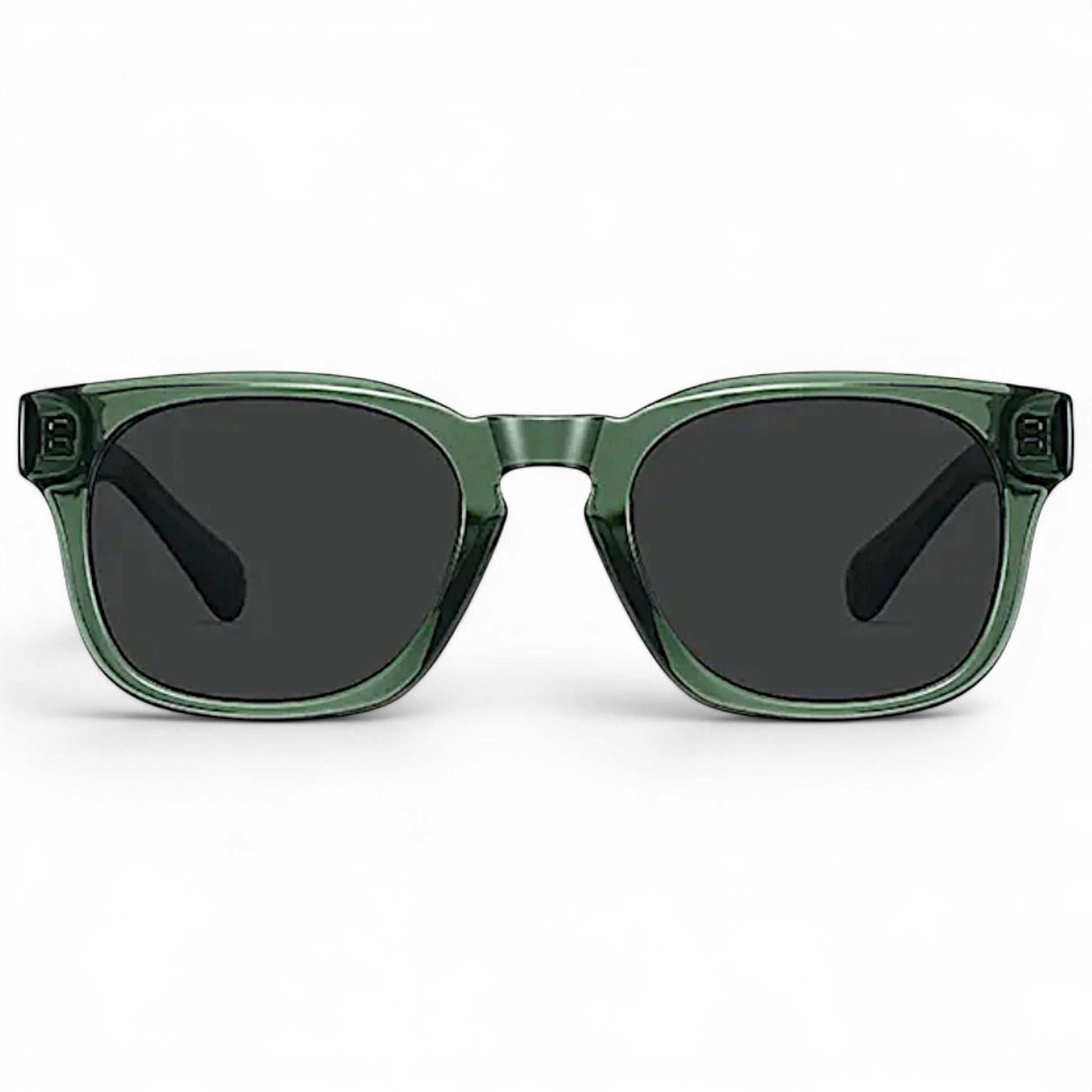 nadaraty eyewear Horus Enzo H 160 green acetate square sunglasses with dark lenses