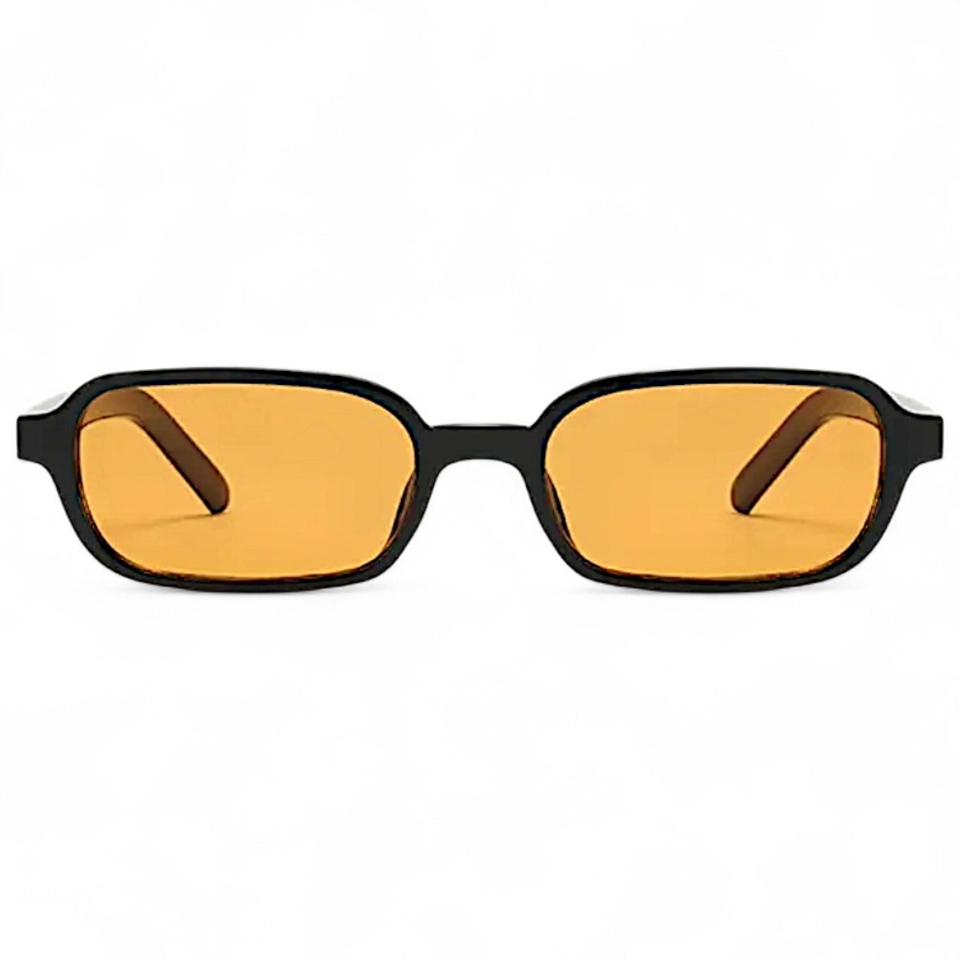 nadaraty eyewear Horus Eagle H 193 black rectangular sunglasses with orange lenses