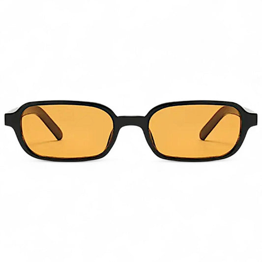 nadaraty eyewear Horus Eagle H 193 black rectangular sunglasses with orange lenses