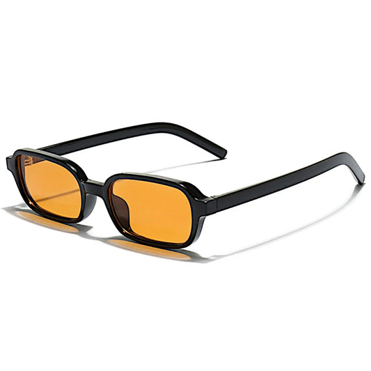 nadaraty eyewear Horus Eagle H 193 black rectangular sunglasses with orange lenses