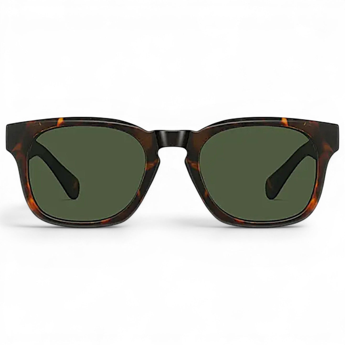 nadaraty eyewear Horus Enzo H 160 square tortoise shell sunglasses with green lenses