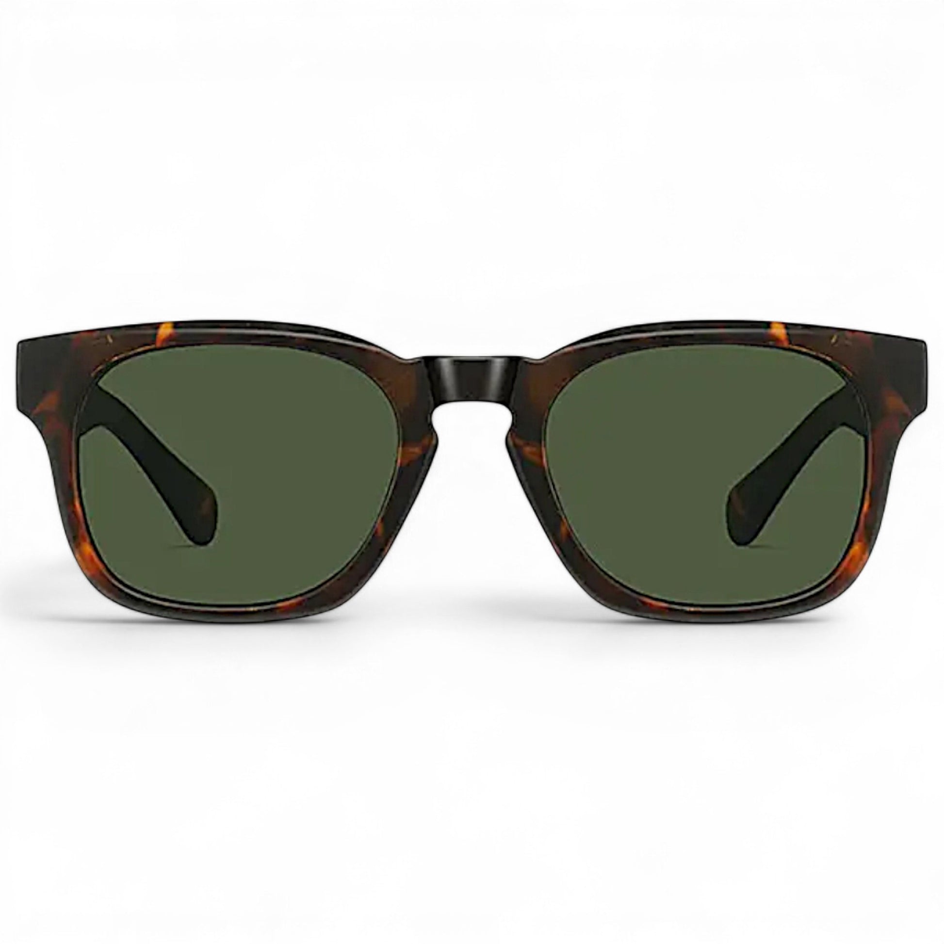 nadaraty eyewear Horus Enzo H 160 square tortoise shell sunglasses with green lenses