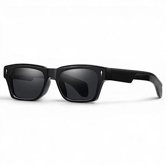 nadaraty eyewear Horus Oryx H 140 black acetate square-frame sunglasses with dark lenses.