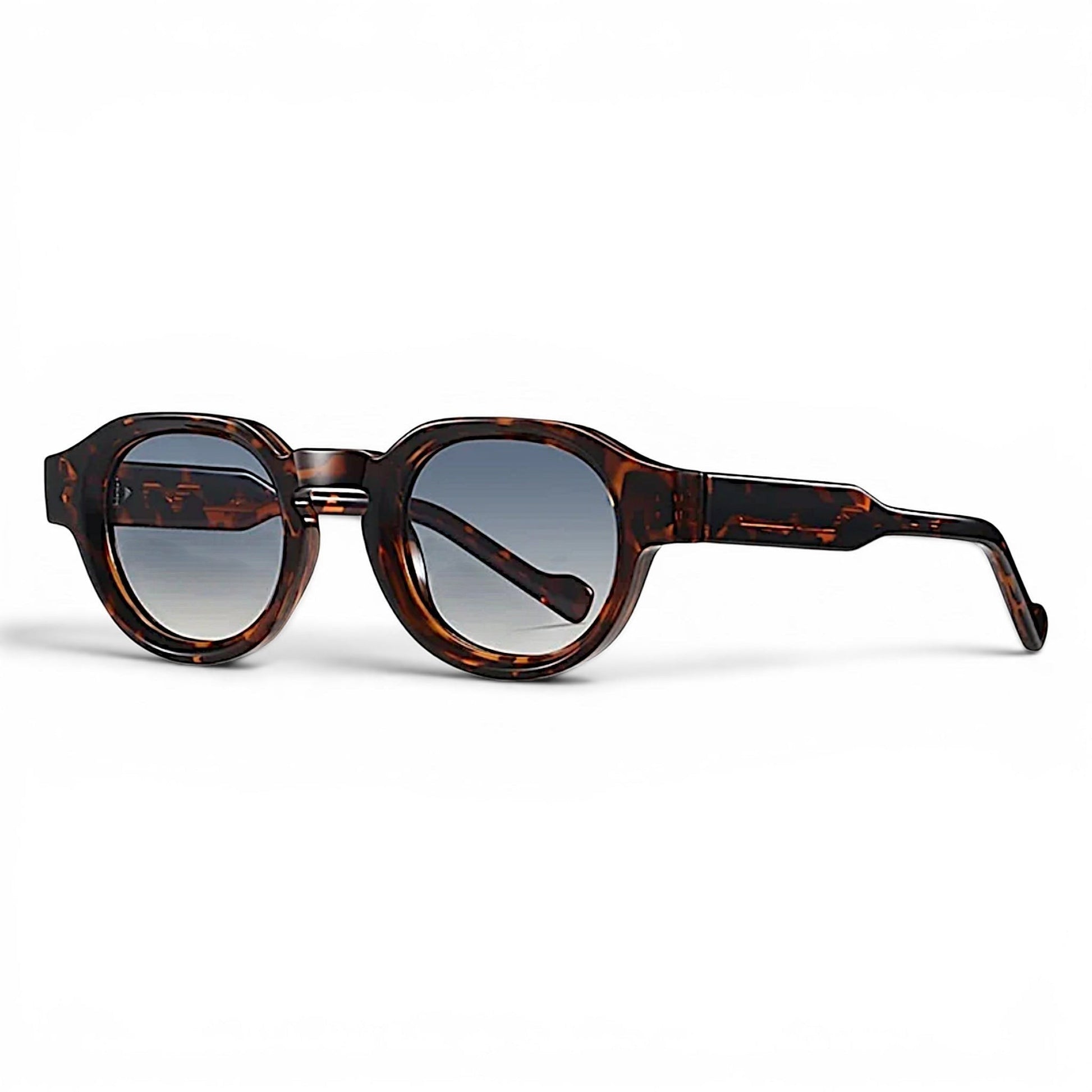 nadaraty eyewear Horus Pro - H 178 round tortoiseshell acetate sunglasses with gradient lenses