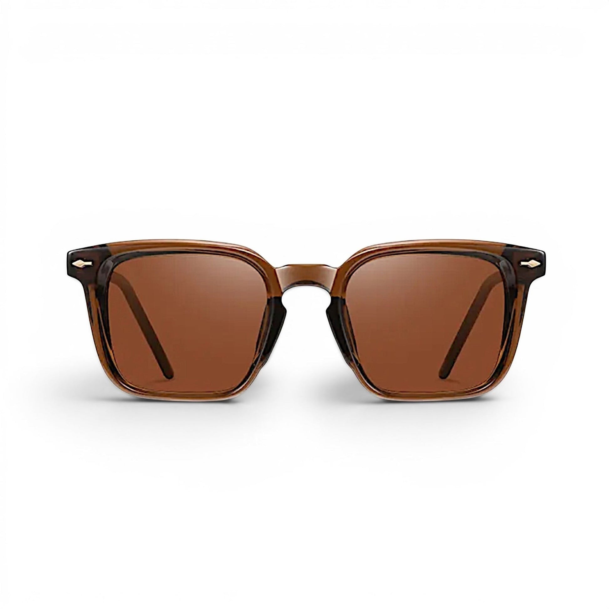 nadaraty eyewear Horus Umpro - H 146 square brown acetate sunglasses with brown lenses