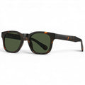 nadaraty eyewear Horus Enzo H 160 tortoise shell acetate sunglasses with green lenses.
