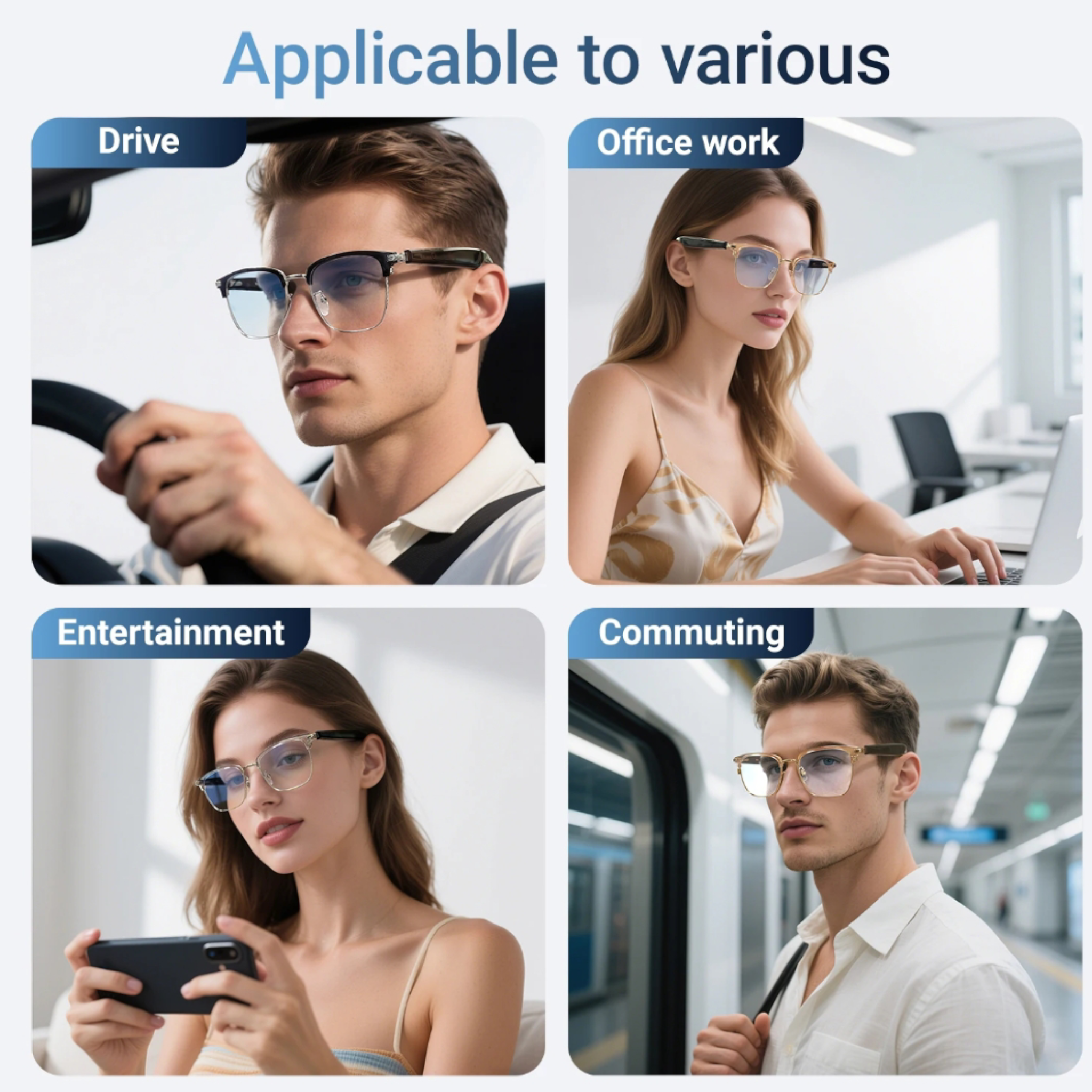 Smart audio glasses