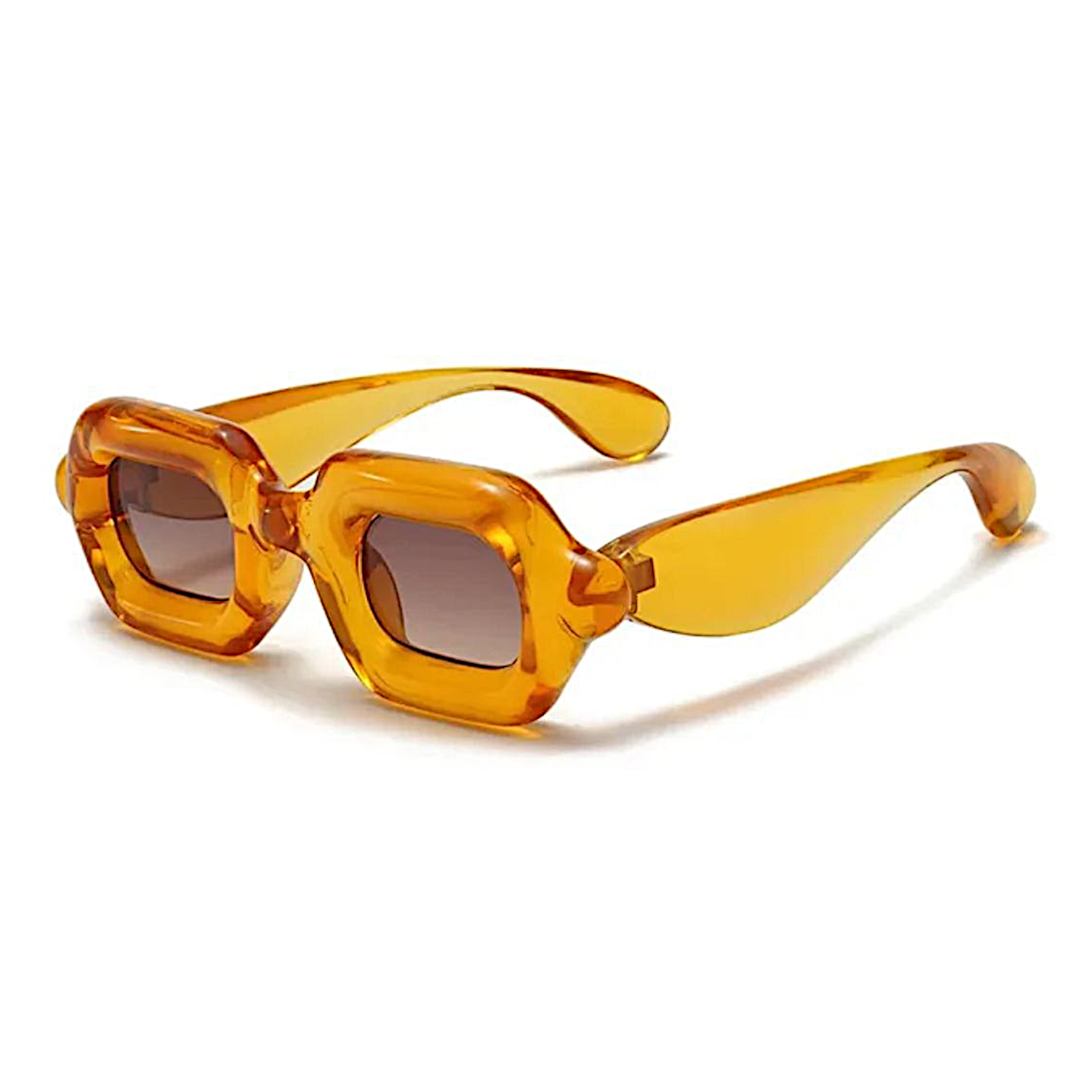 Bubble square orange