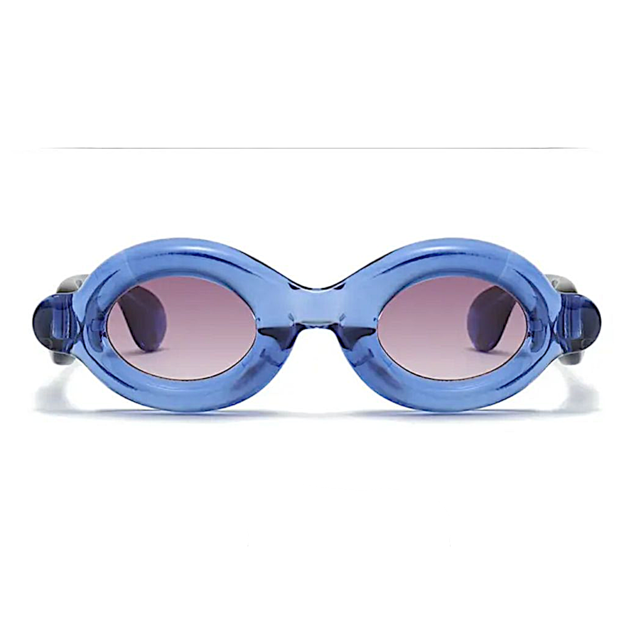 Bubble round blue