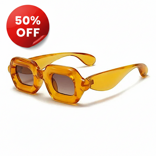 Bubble square orange