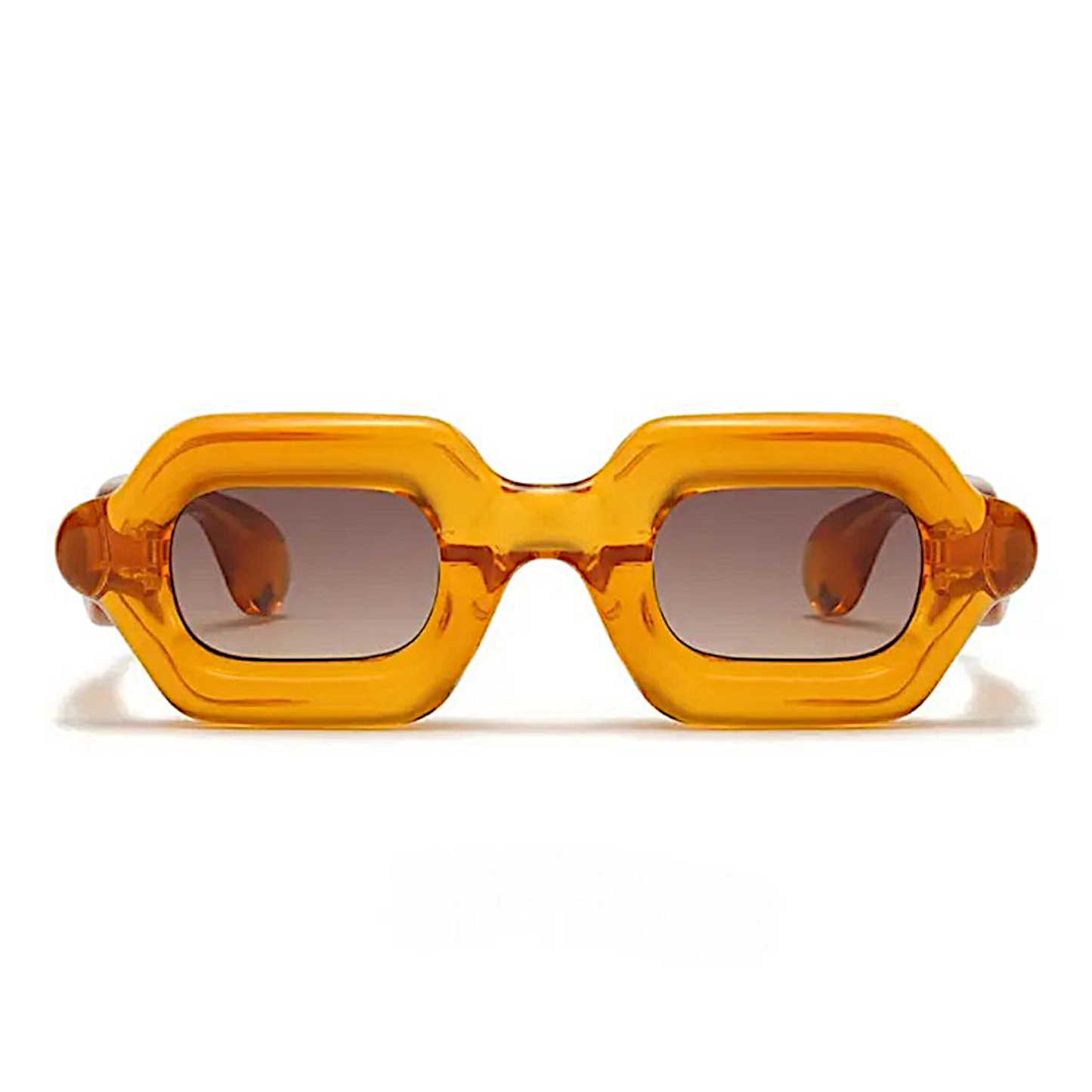 Bubble square orange