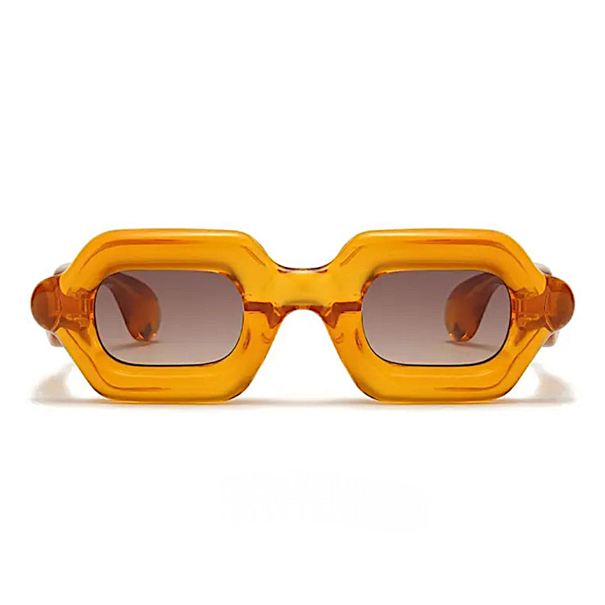 Bubble square orange