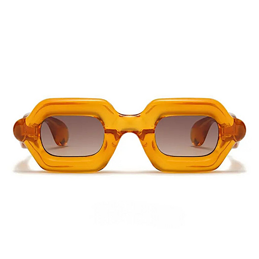 Bubble square orange