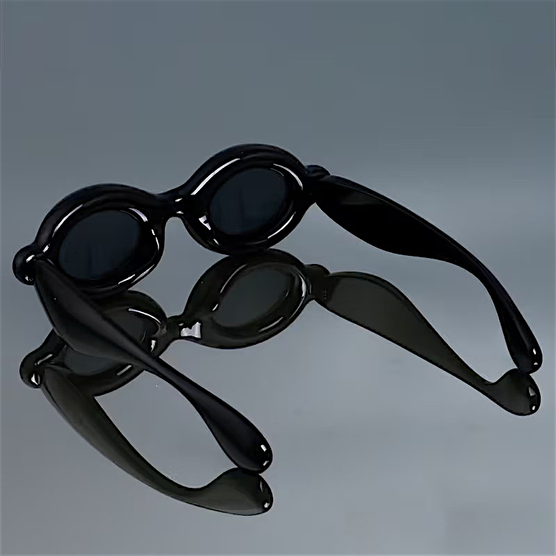 Bubble round black