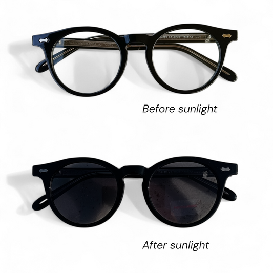 A 114 photocromic glass black