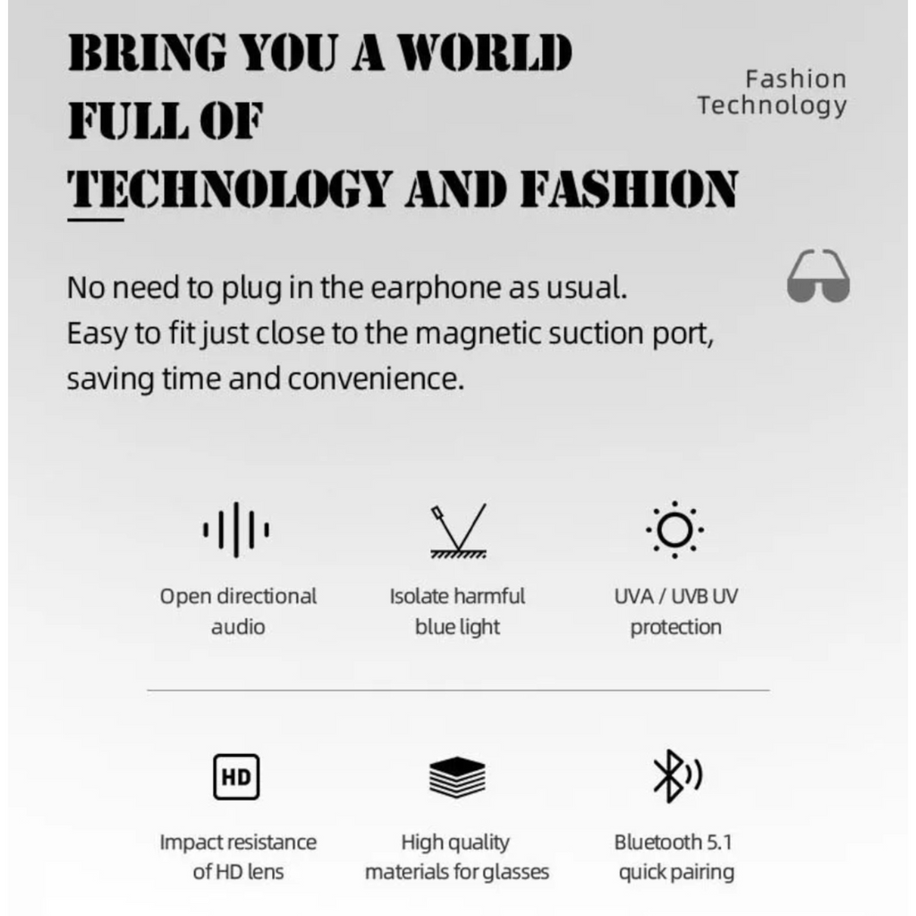 Smart audio glasses